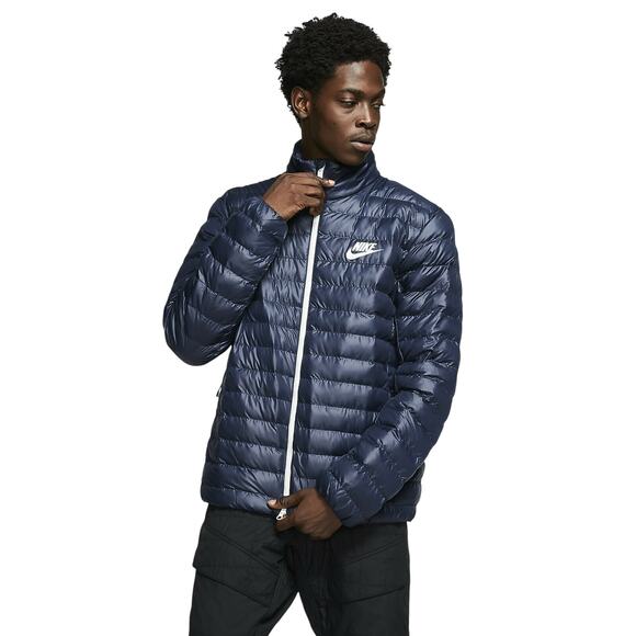 Nike Sportswear Synthetic-Fill Puffer Jacket Navy Mens Size Large - Picture 1 of 7
